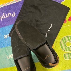 saint laurent suede sneakers shoe original